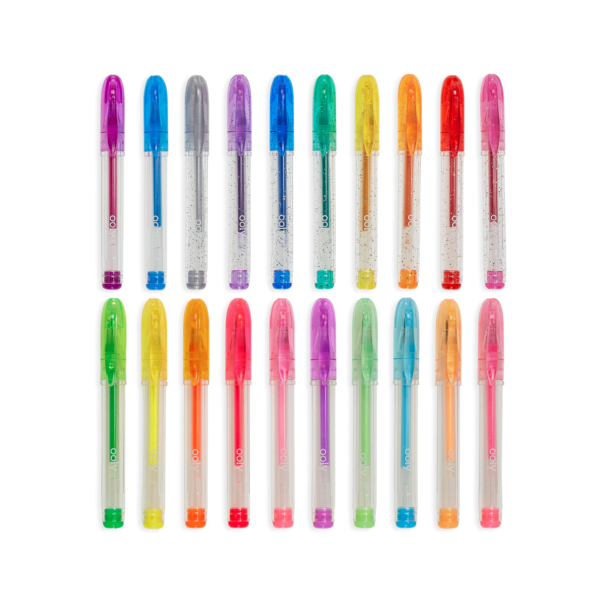 Oh My Glitter! Retractable Gel Pens - Set of 4 - OOLY